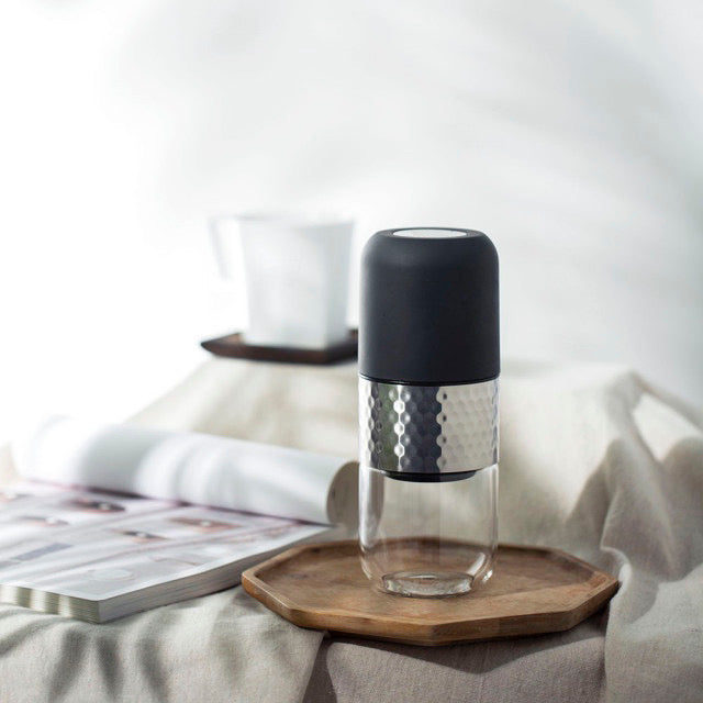 minoto electric ceramic conical burr coffee grinder
